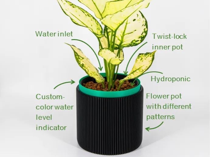 Selfwatering Pot - unique level indicator