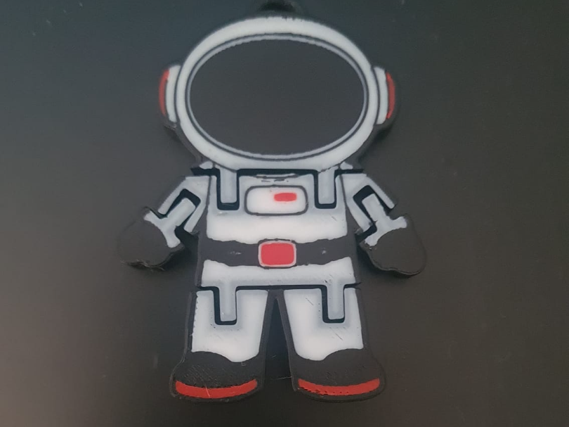Astronauta Articulado Chaveiro