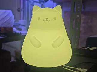 Lámpara "Neko-Light" Kawaii - Gatito Minimalista