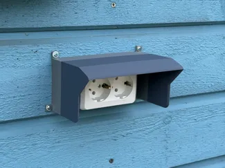Simple roof for street socket
