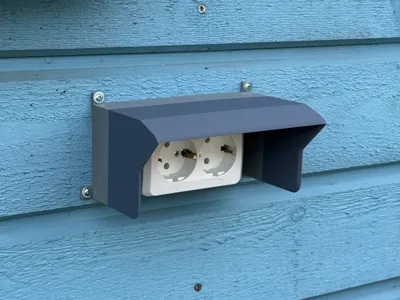 Simple roof for street socket