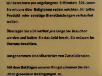 Klingelschild