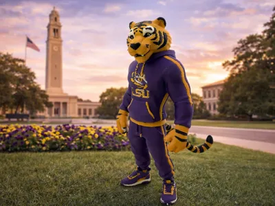 LSU Tiger Mascot – Multi-Color PLA Figure 