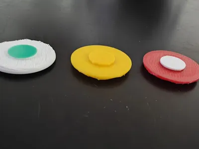 bumper car token (easy removable supports)
