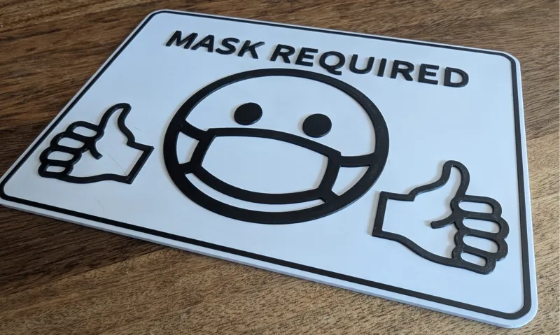 Mask Required Sign