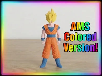 Goku Super Saiyan Colored AMS Version Anime Figure