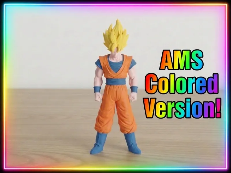 Goku Super Saiyan Colored AMS Version Anime Figure