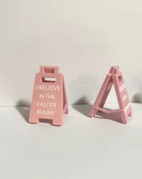 I Believe In The Easter Bunny (face down)