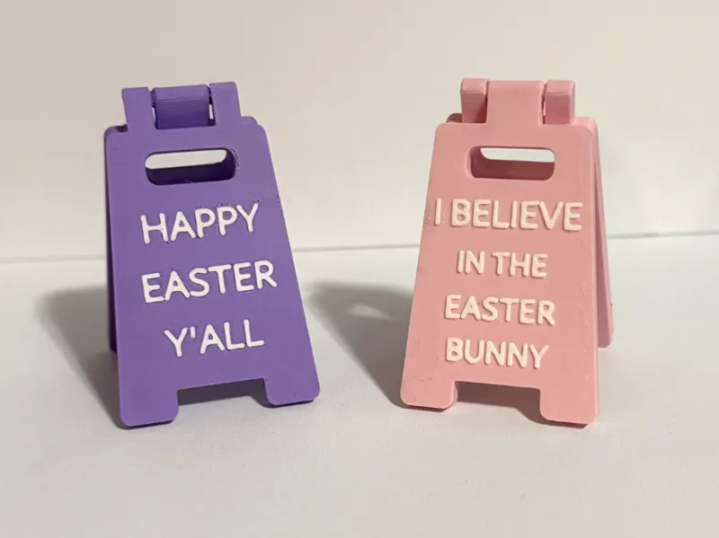 Mini Easter Signs - Cute Desk/Home Decor