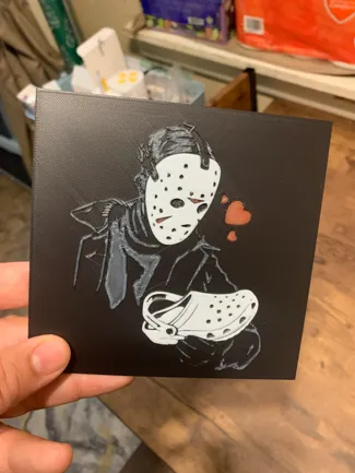 Jason loves Crocs (Hueforge)