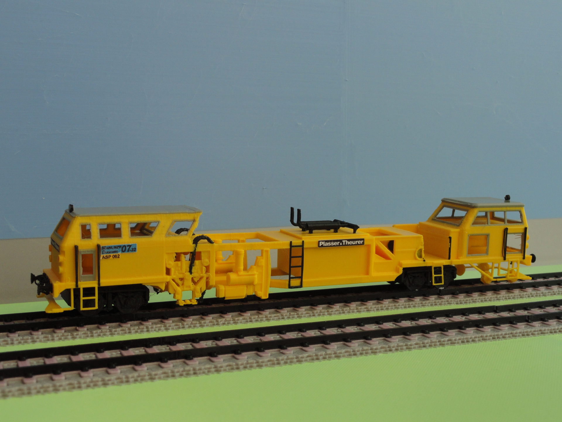 Plasser&Theurer 鉄道模型 Plasser & Theurer ASP 064 ČSD tamping machine H0 - Free 3D Print