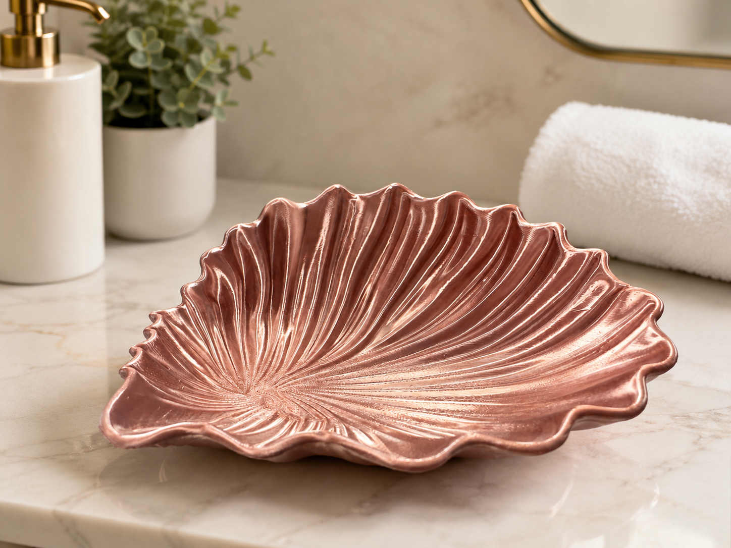 Seashell Trinket Tray & Jewelry Dish