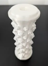 TPU (10% infill, 4 Walls), Larger (+~14%), Center PLA core
