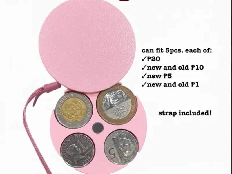 Circular coin Organizer for Philippine Coin