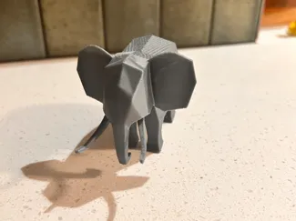 Tusk the Low Poly Elephant