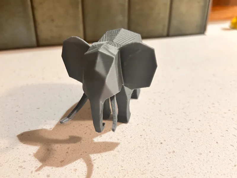Tusk the Low Poly Elephant