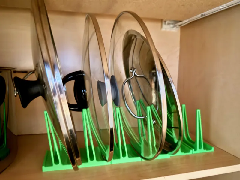 Modular pot lid/plate rack