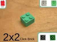2x2 click brick