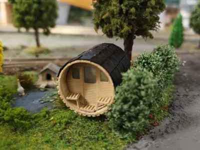 H0 Barrel Sauna
