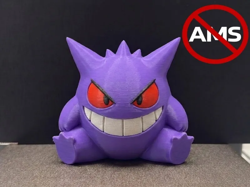 GENGAR POKEMON - Figurine (AMS Version + NO AMS)