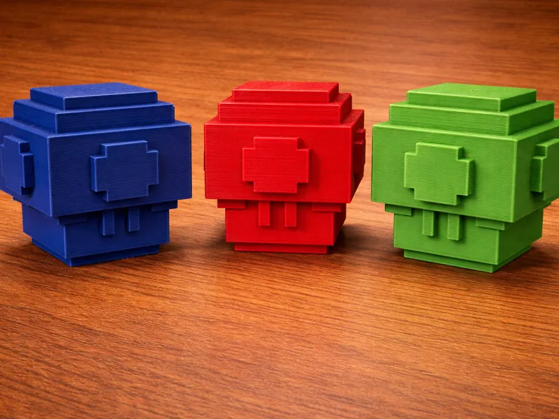 Mario Mushrooms 8 bit