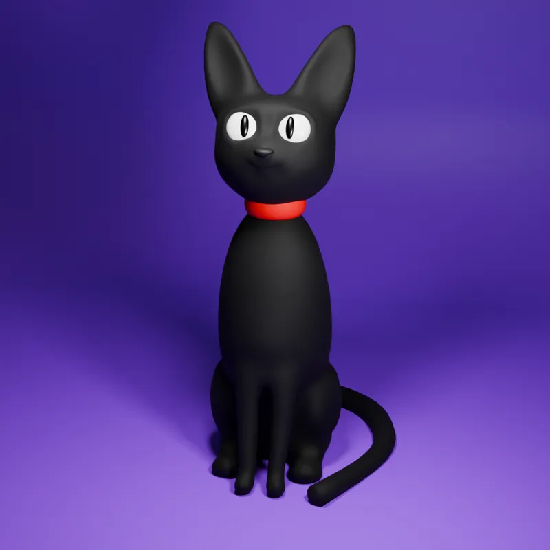 Cute Sitting Cat