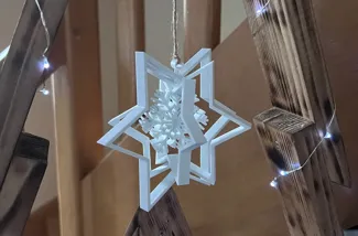 Christmas tree snowflake