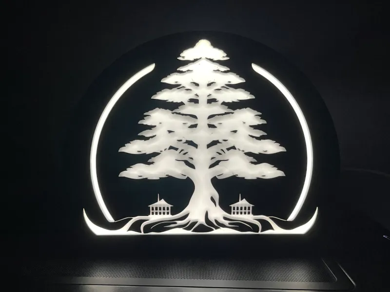 Bonsai landscape lightbox