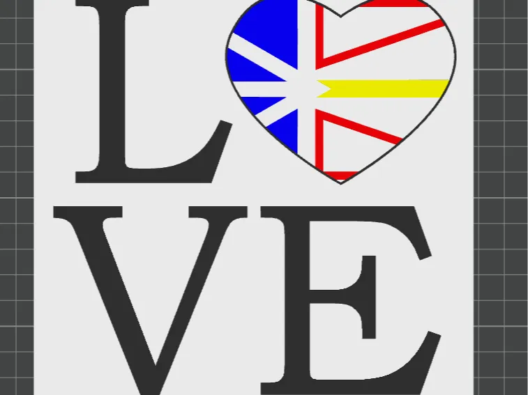 Newfoundland LOVE Wall Sign
