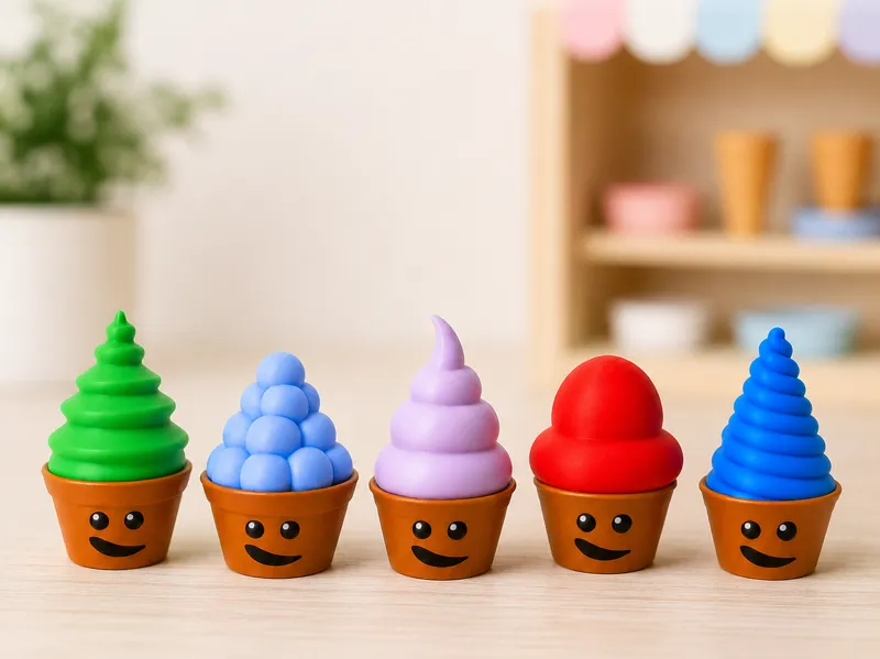 Pretend Play Ice Cream Shop Set