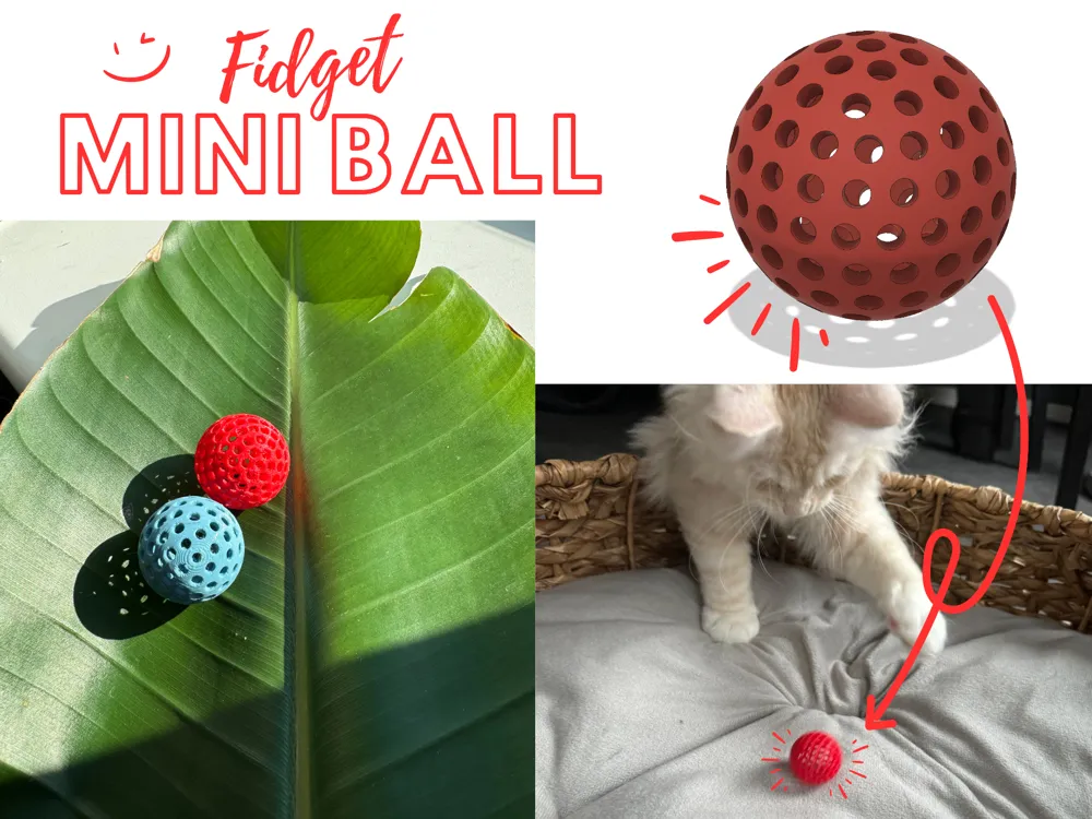 Cat Fidget Toy Mini Ball Edition By Tim MakerWorld cat-fidget-toy-mini-ball-edition-by-tim-makerworld