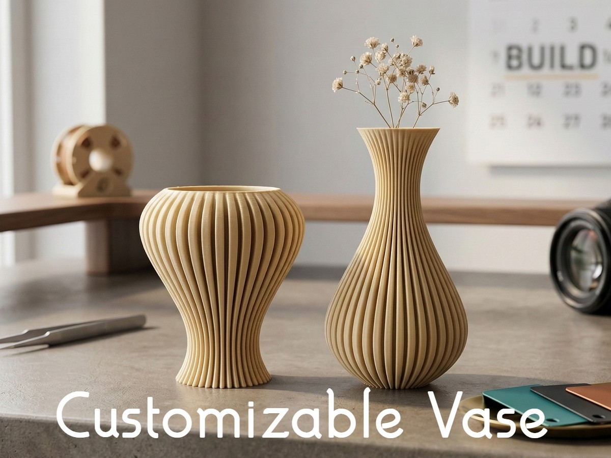 Japandi Vase parametric generator