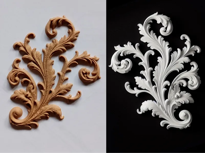 Fregio decorativo (2 versioni simmetriche)