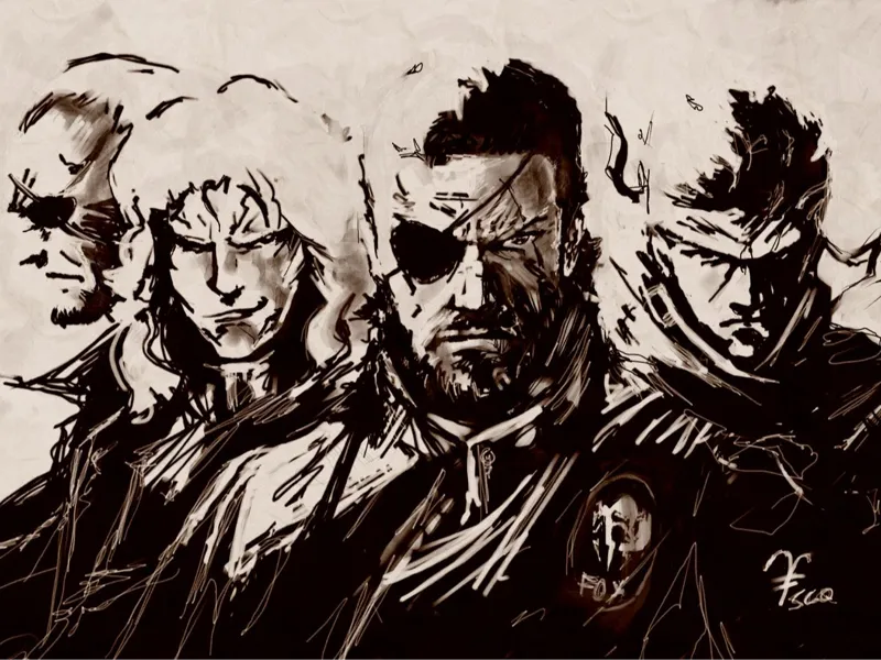 Hueforge All Snakes from the Metal Gear Series