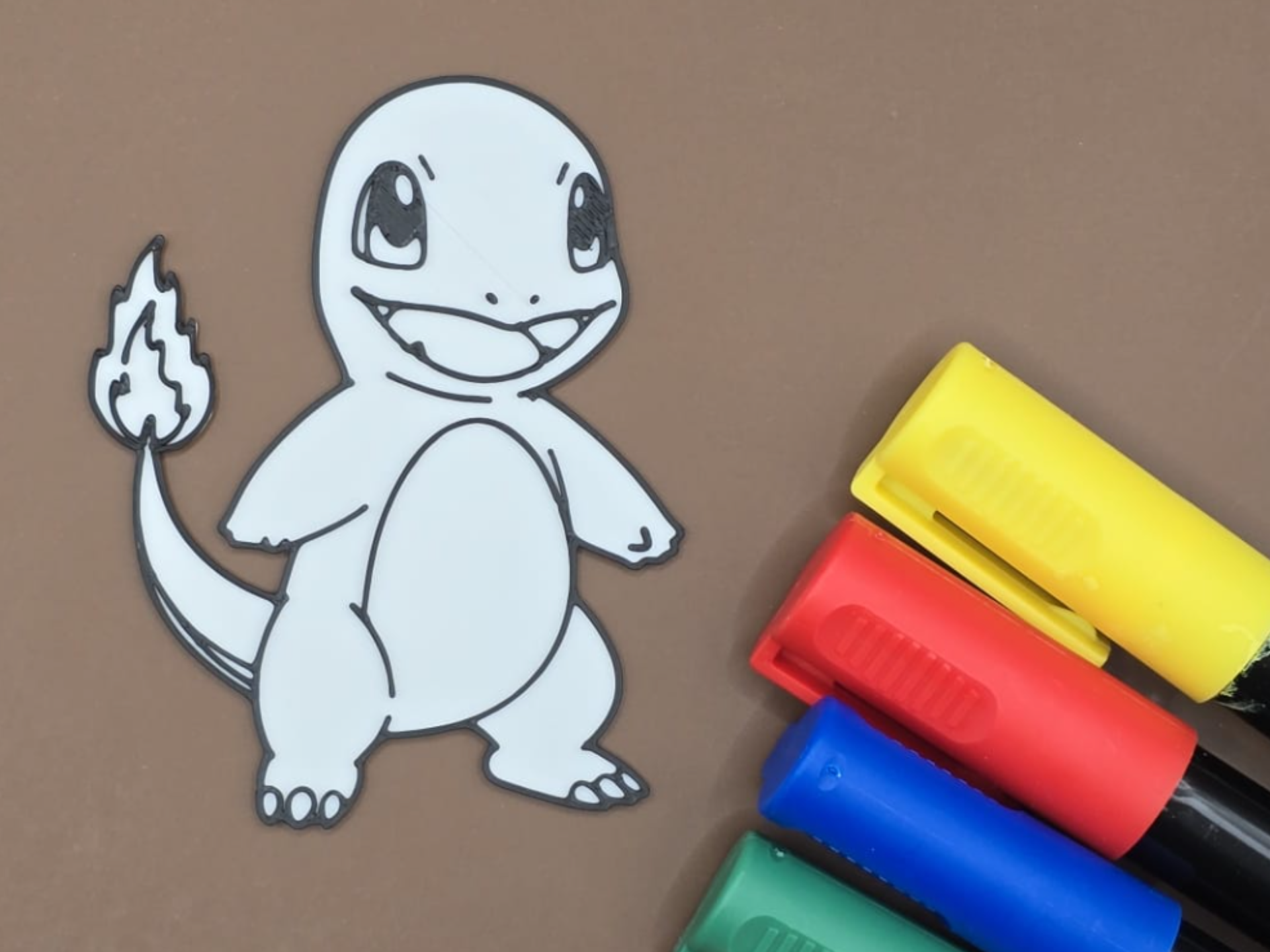 Charmander Fire Tail Coloring Adventure