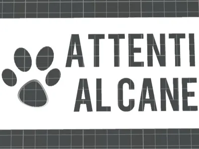 "Beware of Dog" Sign