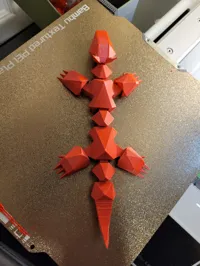Dragon low poly articulé — photo 2