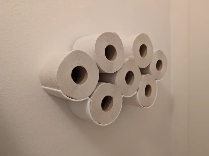 Toiletpaper storage cloud slim - 2 parts - 7 sizes