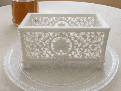 Oriental Baroque Filigree Jewelry Box