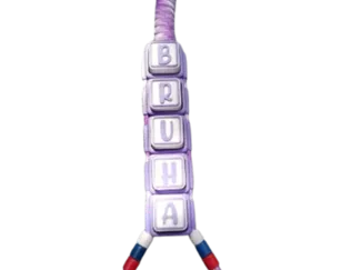 CHUNKY LETTER CLICKER WITH SIDE HOLE