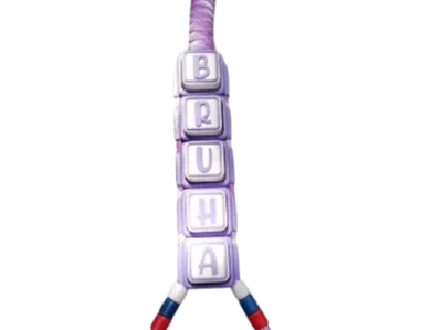 CHUNKY LETTER CLICKER WITH SIDE HOLE
