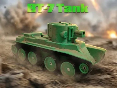 CyberBrick - BT-7 Tank that shoots