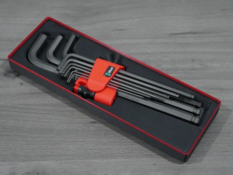 Wera 950/9 Hex-Plus L-key Gridfinity Tray