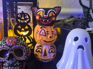 Vintage Halloween Tower