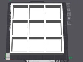 3x3 Display Stand