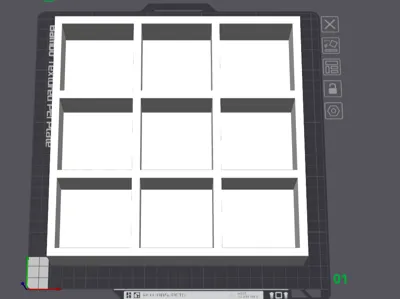 3x3 Display Stand