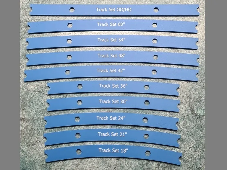 HO/OO Track Set Templates (10) - model trains