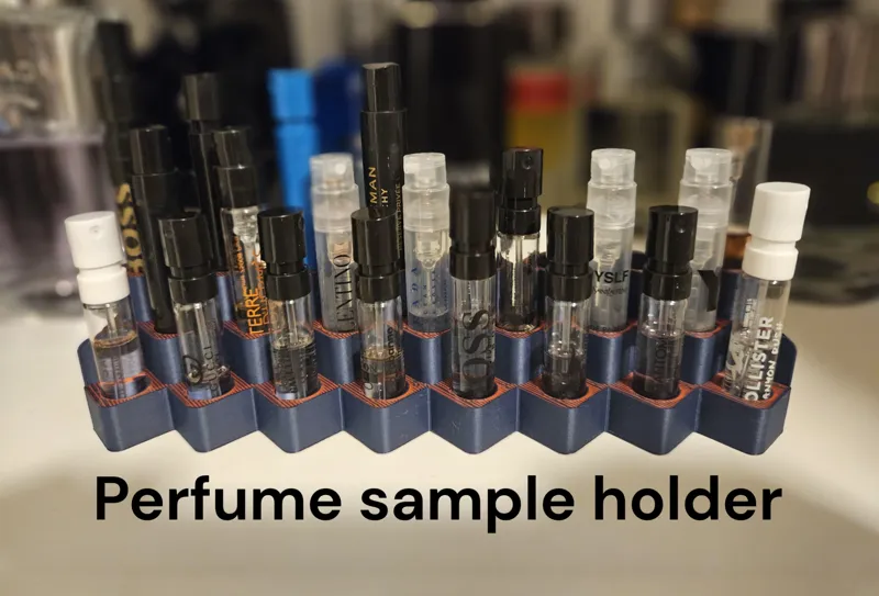 Perfume sample holder