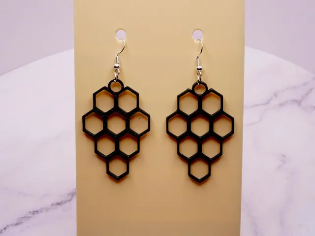 Honeycomb Earrings
