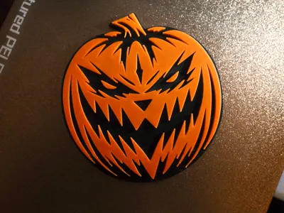 Scary Pumpkin Coaster